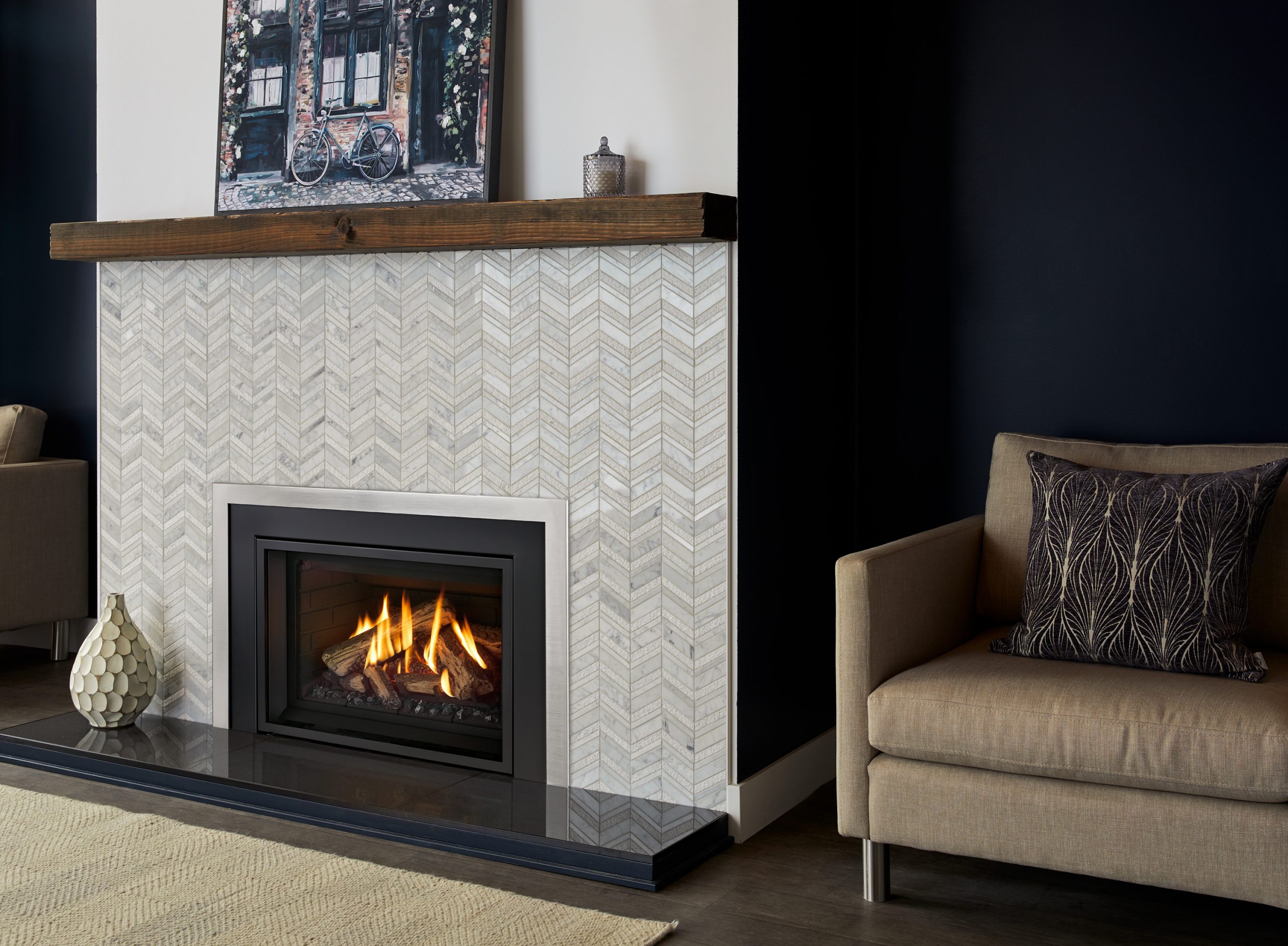 direct vent gas fireplace insert