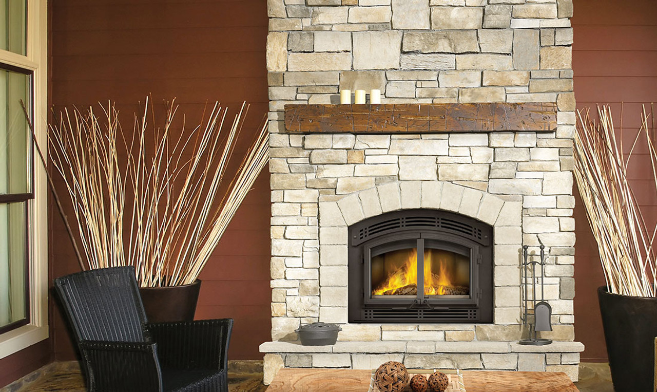 zero clearance wood burning fireplace