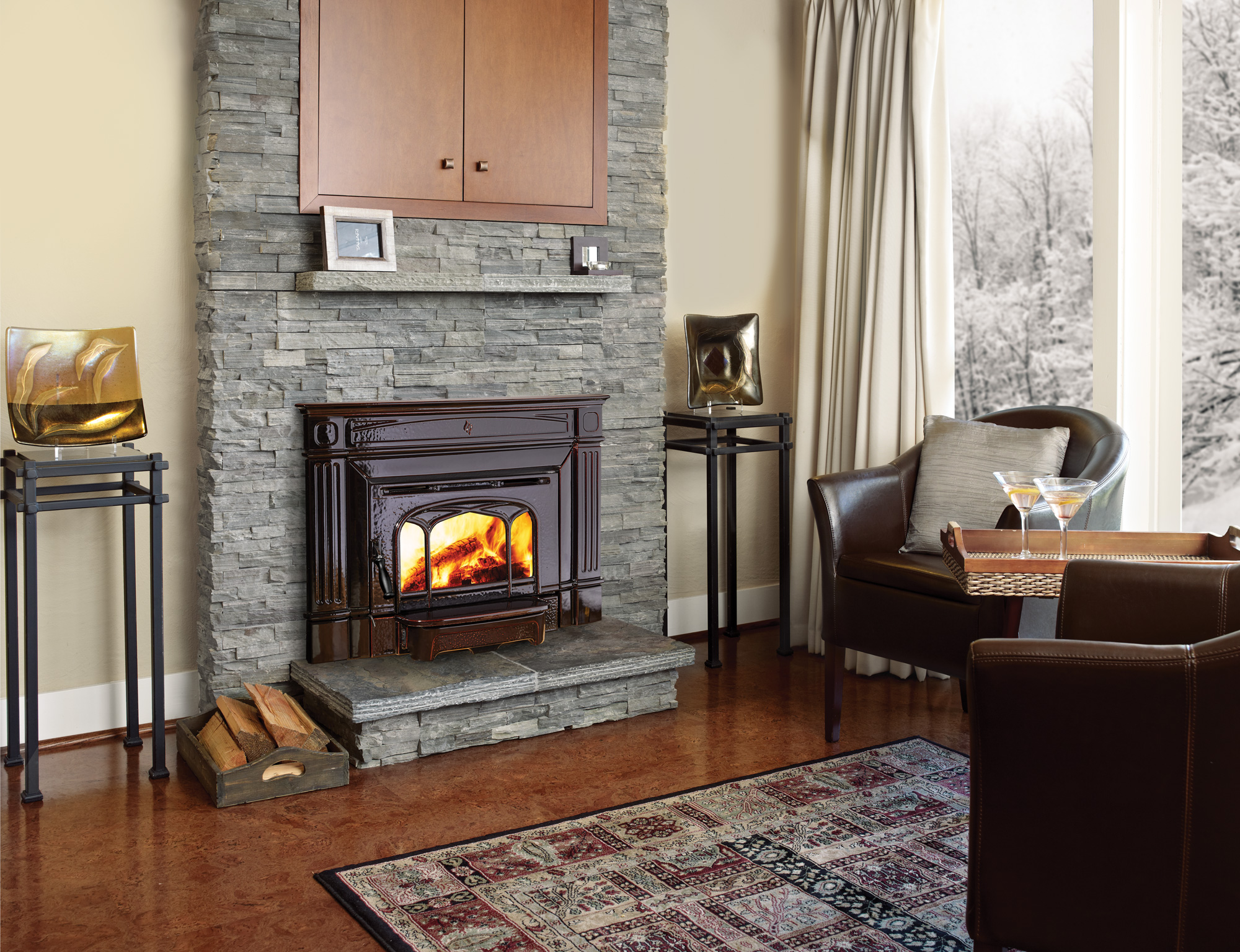 wood fireplace inserts