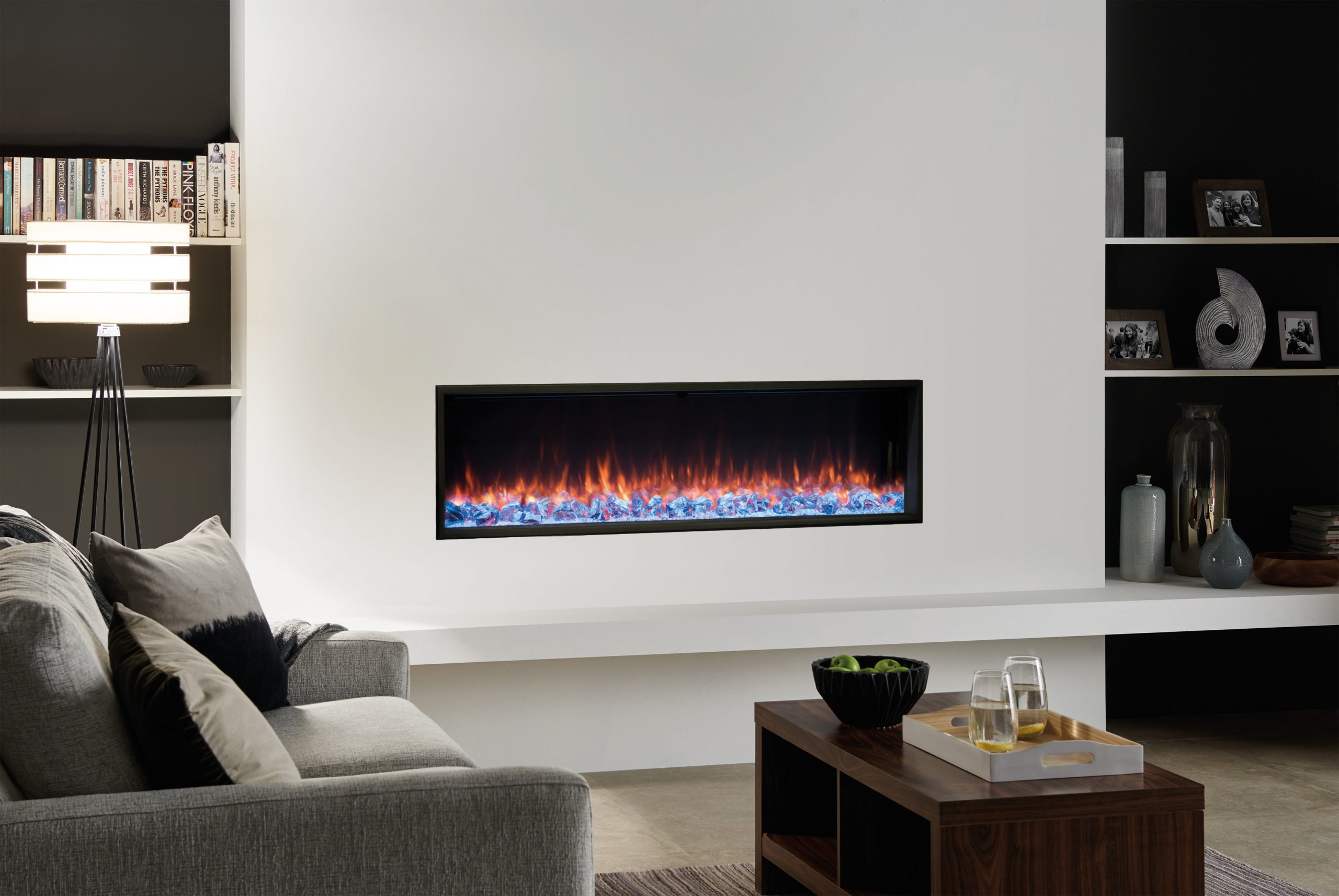 electric fireplace installation