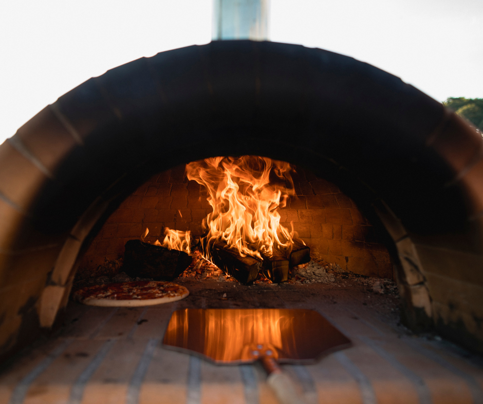 outdoor pizza fireplace