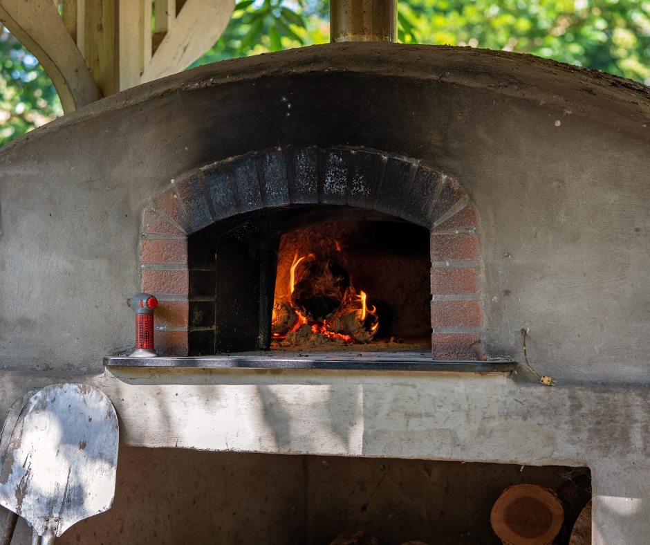 outdoor pizza fireplace