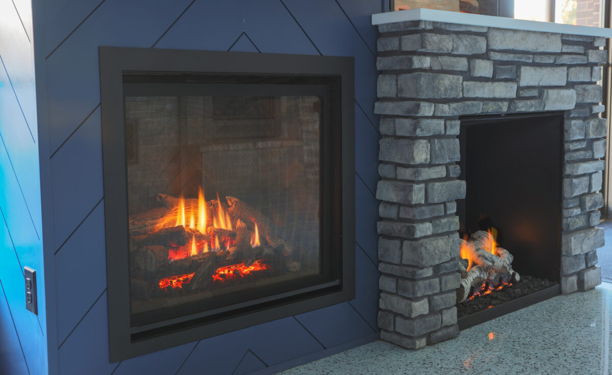 fireplaces from Supreme's showroom